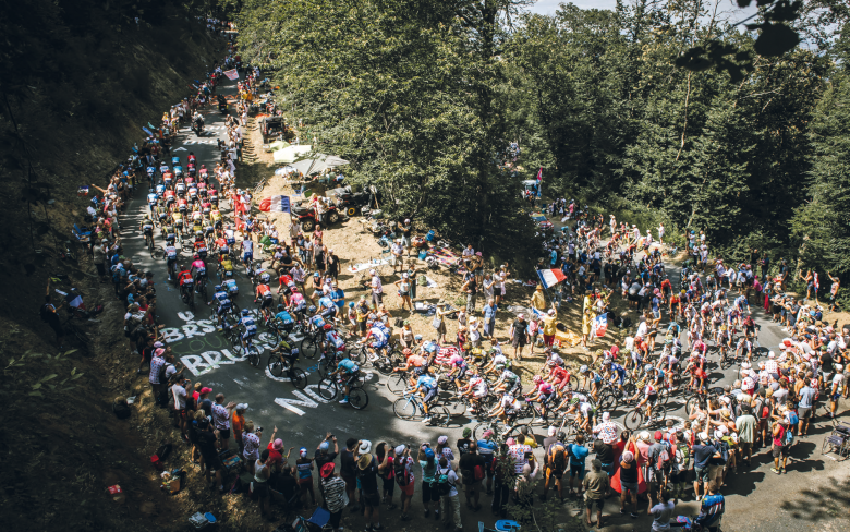 Les étapes de montagne du Tour de France rencontrent chaque année une affluence massive.© A.S.O. TDF19 - Pauline Ballet