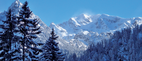 Le massif de Belledonne, un vaste espace sauvage ayant fait l'objet d'une réintroduction du bouquetin en 1983.